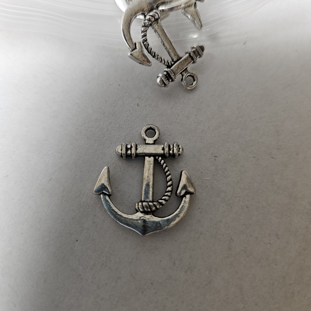 Silver Anchor Pendant‎ Charm